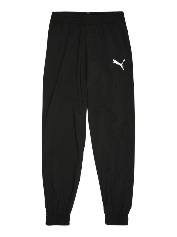 PUMA PUMA Панталон  черно / бяло