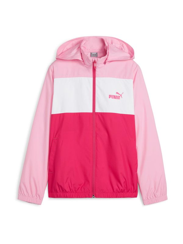 PUMA PUMA Преходно яке 'ESS+'  бледорозово / червено / мръсно бяло