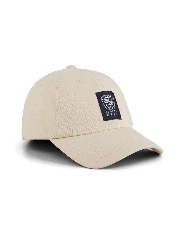 PUMA PUMA Шапка с козирка  екрю / сиво / черно