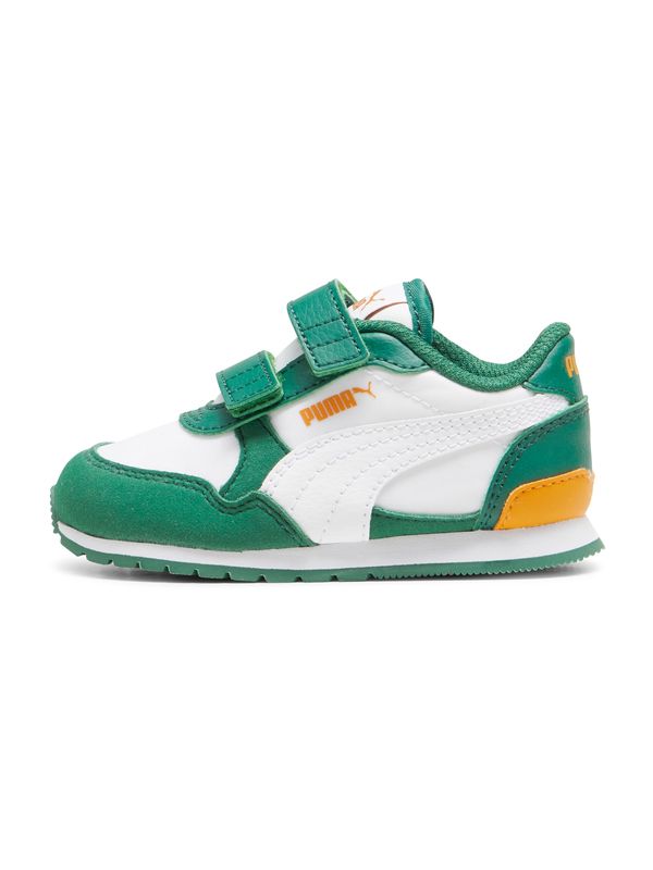 PUMA PUMA Сникърси 'ST Runner v3'  тъмнозелено / оранжево / бяло