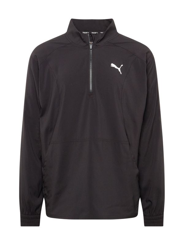 PUMA PUMA Спортен блузон  черно / бяло