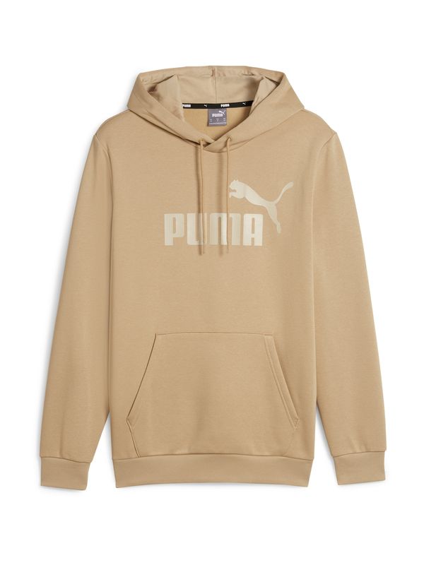 PUMA PUMA Спортен блузон 'ESS'  кафяво / мръсно бяло