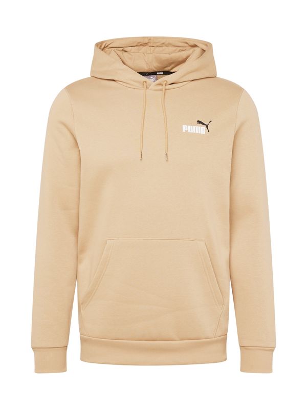 PUMA PUMA Спортен блузон 'ESS+'  светлокафяво / черно / бяло