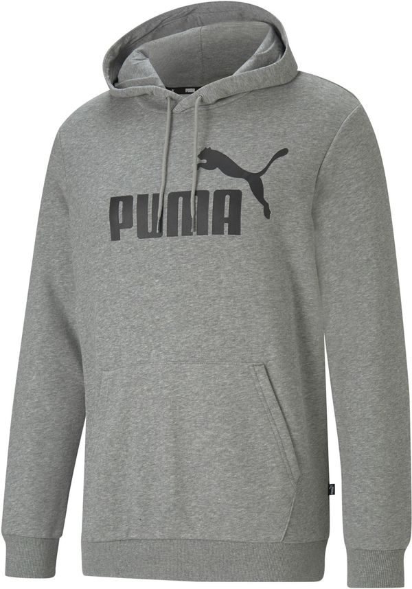 PUMA PUMA Спортен блузон 'Essentials'  сив меланж / черно