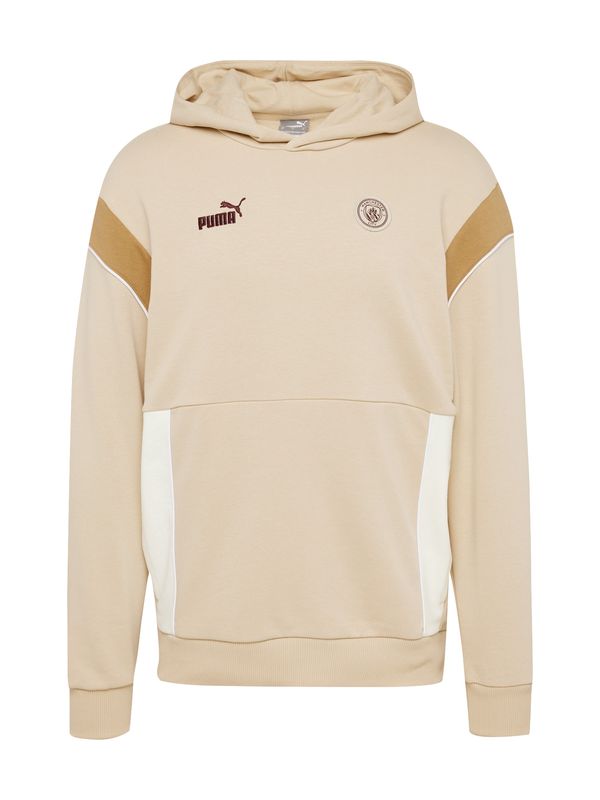 PUMA PUMA Спортен блузон 'Manchester City'  бежово / светлокафяво / бяло