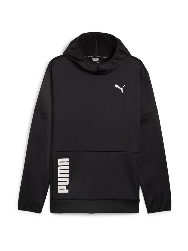 PUMA PUMA Спортен блузон 'Train All Day'  черно / бяло
