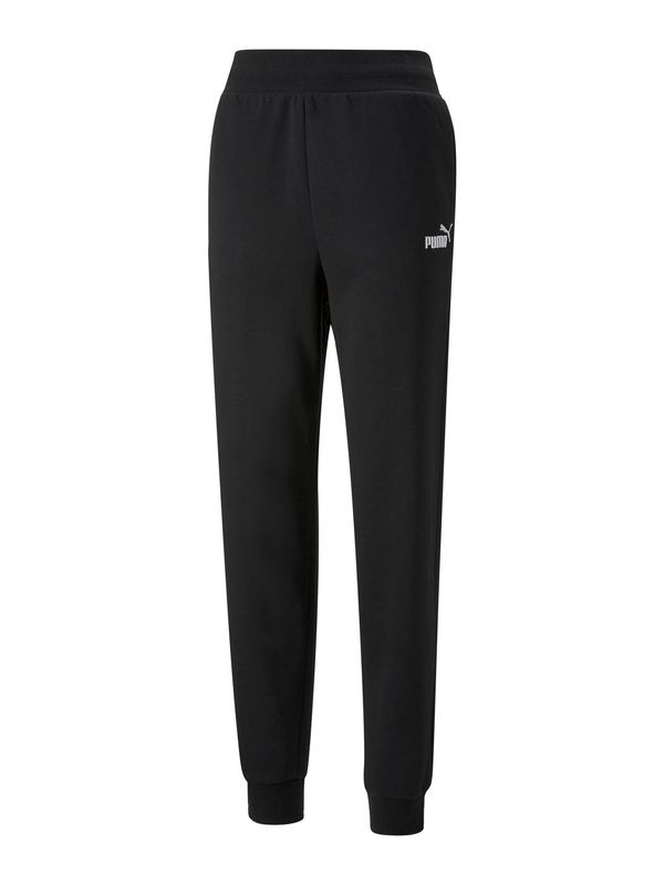 PUMA PUMA Спортен панталон  черно / бяло