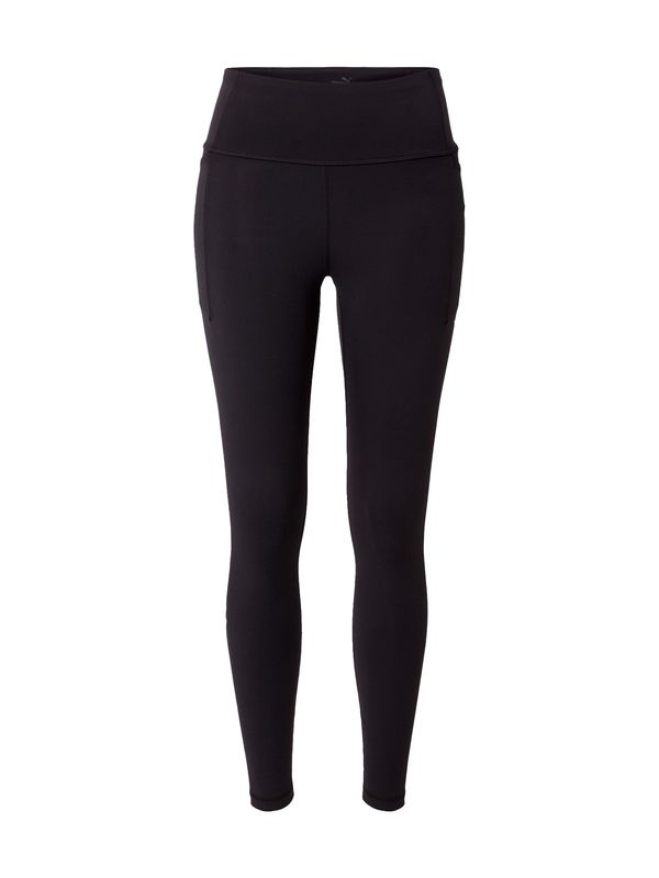 PUMA PUMA Спортен панталон  черно / бяло