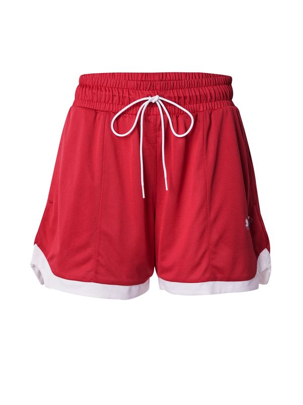 PUMA PUMA Спортен панталон  червено / бяло