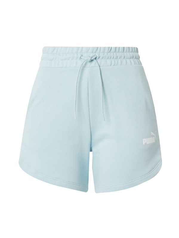 PUMA PUMA Спортен панталон 'ESS 5'  светлосиньо / бяло