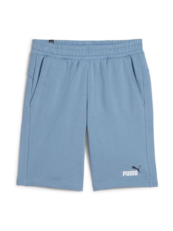 PUMA PUMA Спортен панталон 'ESS+'  светлосиньо / черно / бяло