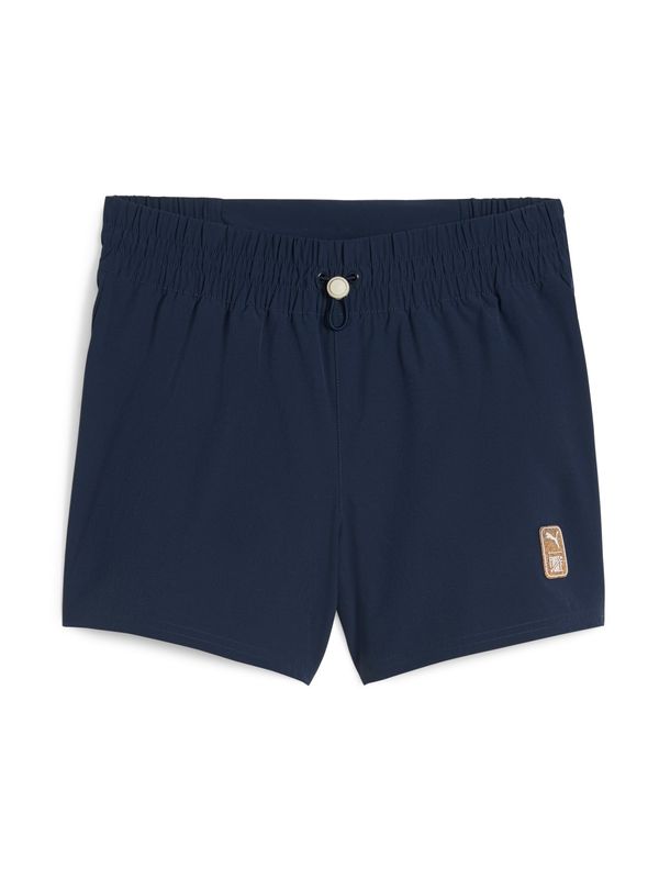 PUMA PUMA Спортен панталон 'First Mile'  нейви синьо / светлокафяво / бяло