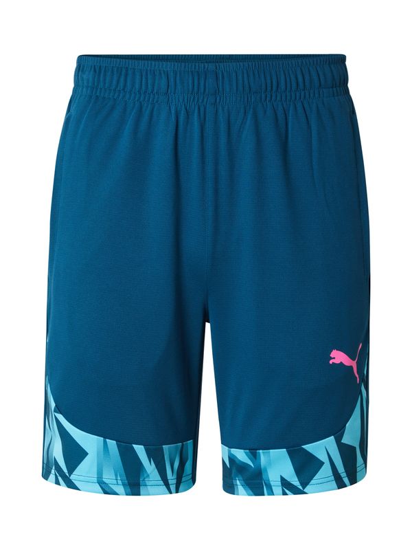 PUMA PUMA Спортен панталон 'Individual FINAL'  морскосиньо / аквамарин / розово