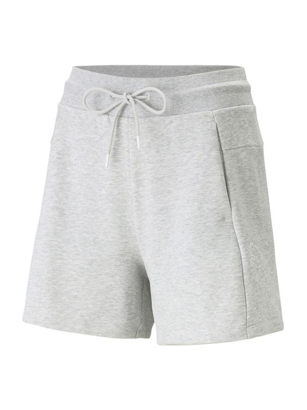 PUMA PUMA Спортен панталон 'POWER'  сив меланж / бяло