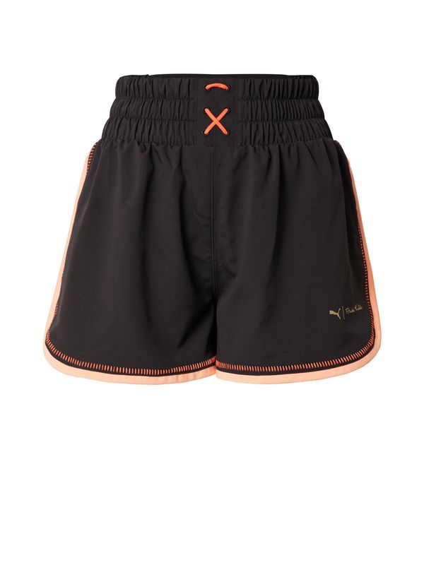 PUMA PUMA Спортен панталон  праскова / черно