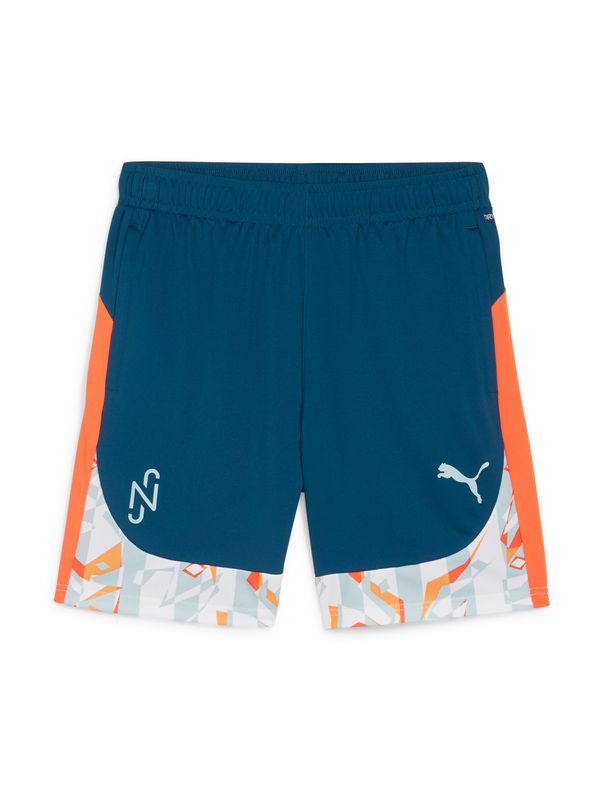 PUMA PUMA Спортен панталон 'Puma x Neymar Creativity'  аквамарин / тъмносиньо / оранжево / бяло