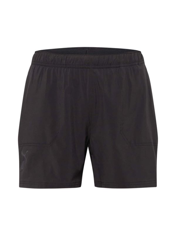 PUMA PUMA Спортен панталон 'Seasons'  сиво / черно