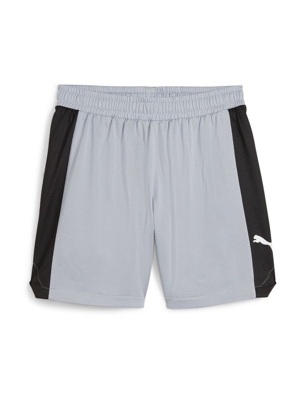 PUMA PUMA Спортен панталон  сиво / черно / бяло