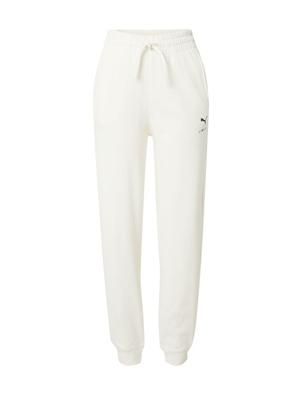 PUMA PUMA Спортен панталон  светлокафяво / черно / бяло