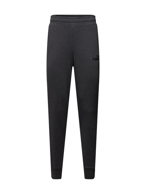 PUMA PUMA Спортен панталон  тъмносиво / черно