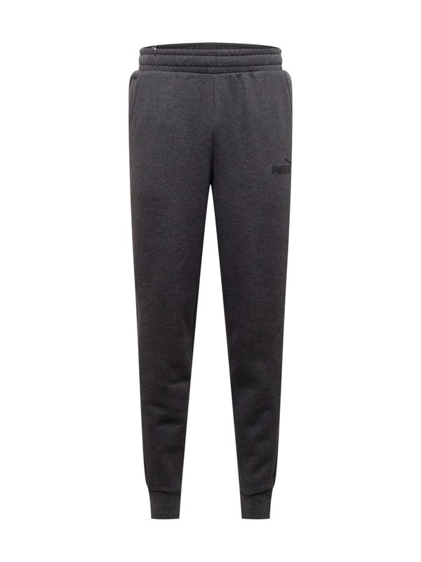 PUMA PUMA Спортен панталон  тъмносиво / черно