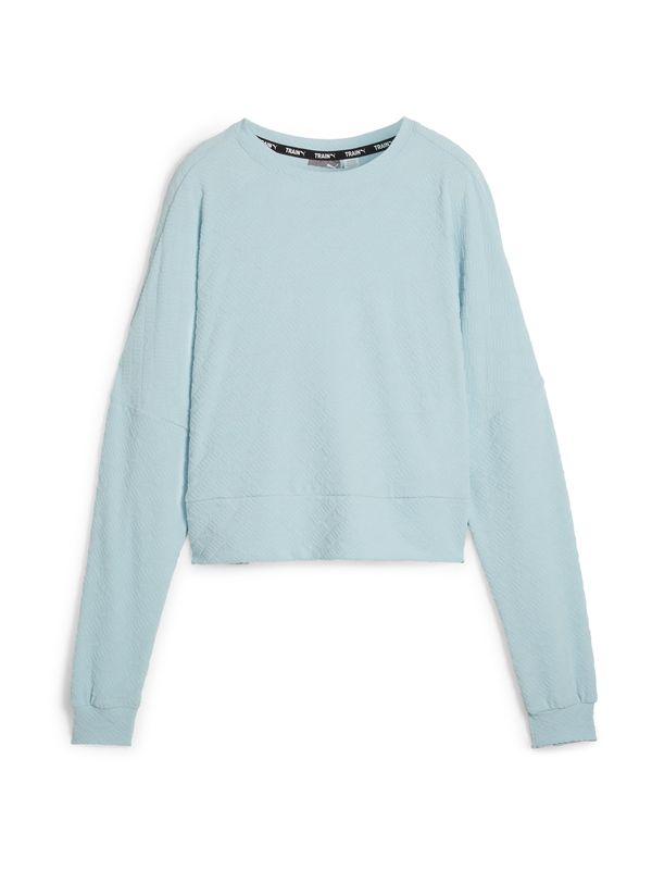 PUMA PUMA Спортен суитшърт с качулка  светлосиньо