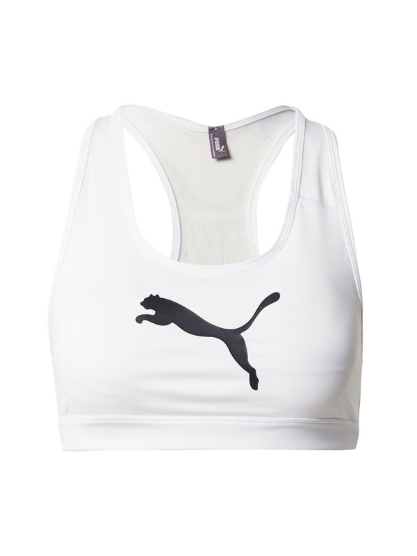 PUMA PUMA Спортен сутиен '4Keeps'  черно / бяло