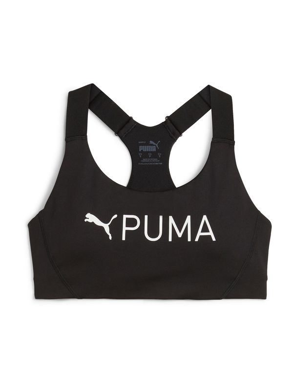 PUMA PUMA Спортен сутиен '4Keeps'  черно / бяло