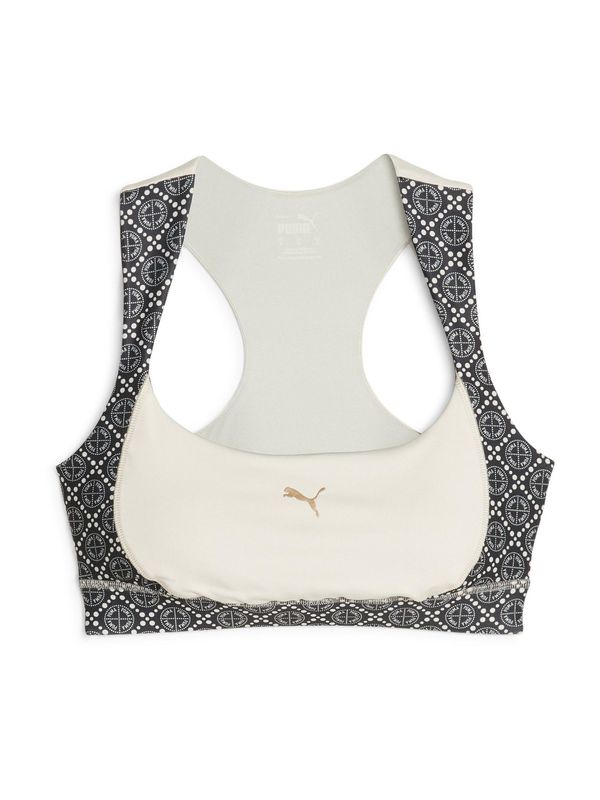 PUMA PUMA Спортен сутиен 'Love'  черно / бяло
