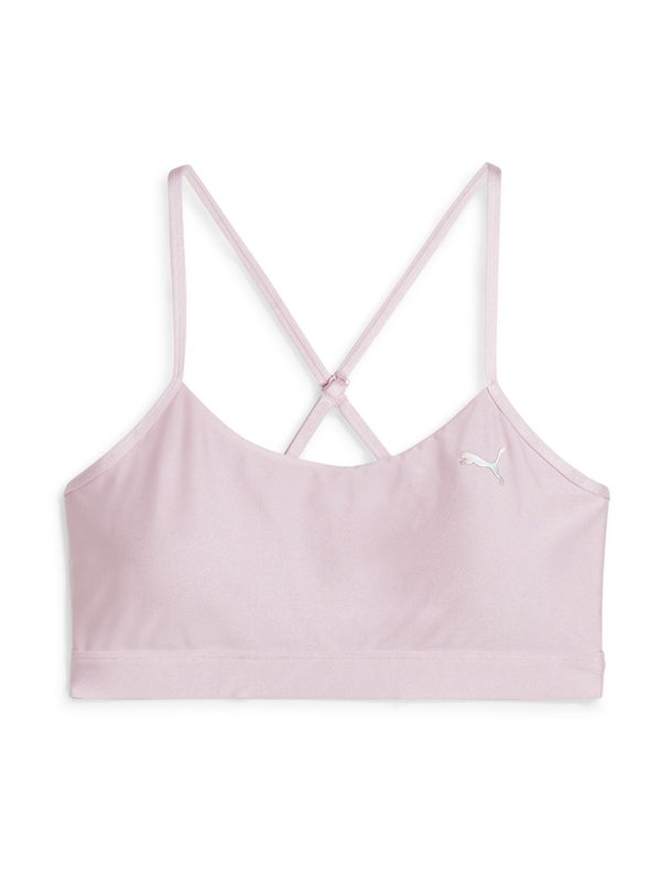 PUMA PUMA Спортен сутиен 'MOVE SUMMER DAZE'  пастелно синьо / пастелно жълто / светлооранжево / бледорозово