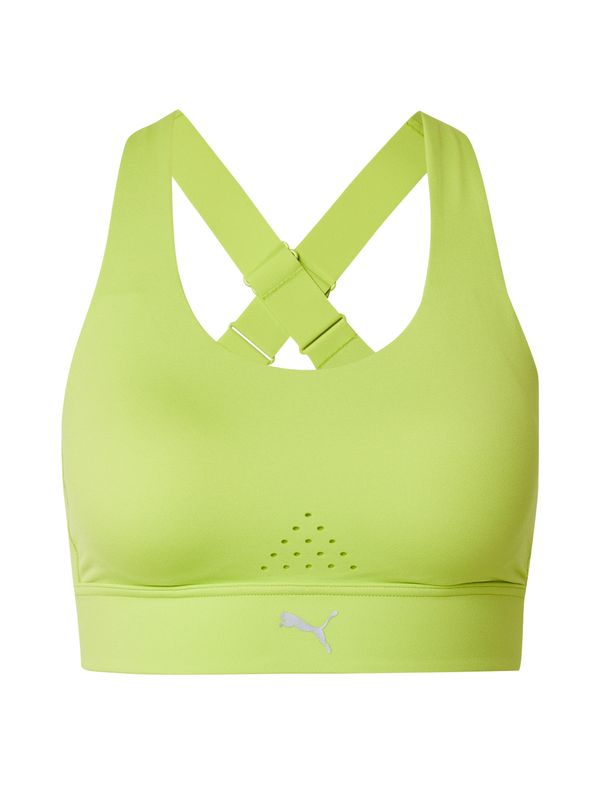 PUMA PUMA Спортен сутиен 'PWRbreathe'  лайм / бяло