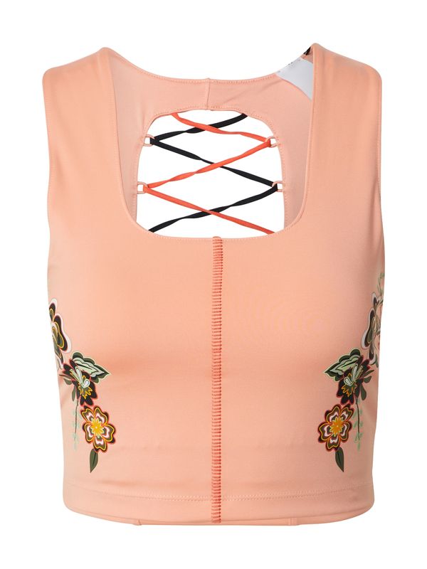 PUMA PUMA Спортен сутиен  жълто / зелено / праскова / черно