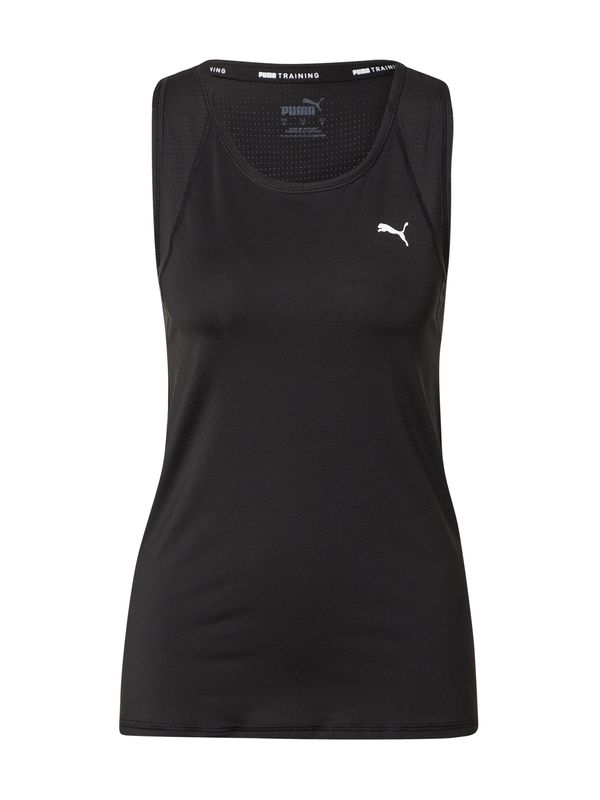 PUMA PUMA Спортен топ  черно / бяло