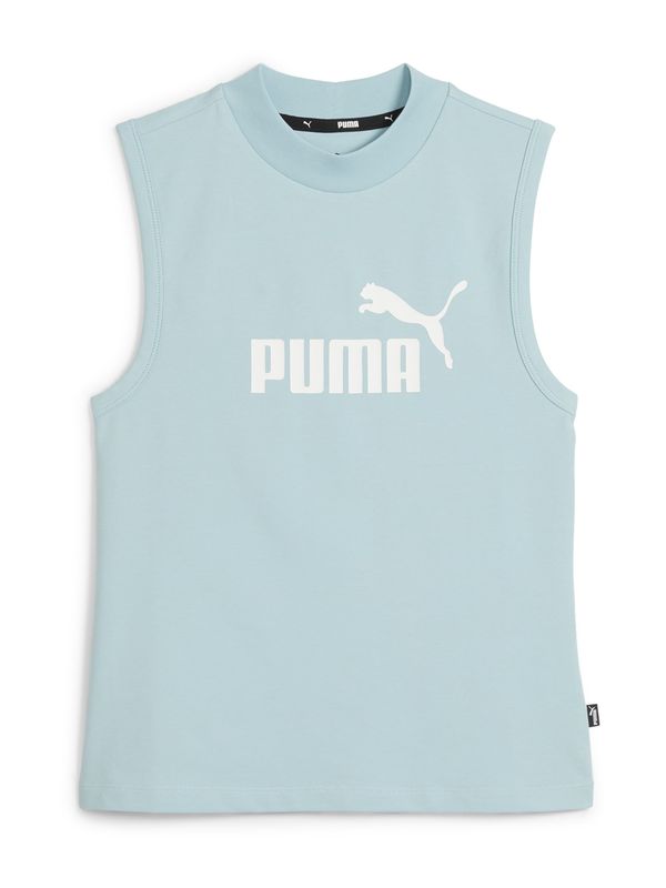 PUMA PUMA Спортен топ 'ESS'  светлосиньо / черно / бяло