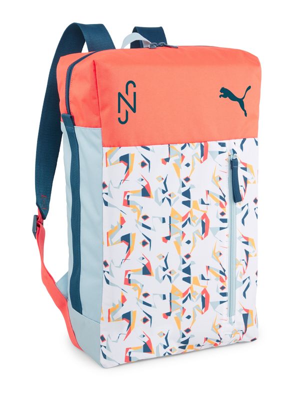 PUMA PUMA Спортна раница 'Neymar JR'  светлосиньо / тъмносиньо / оранжево / бяло