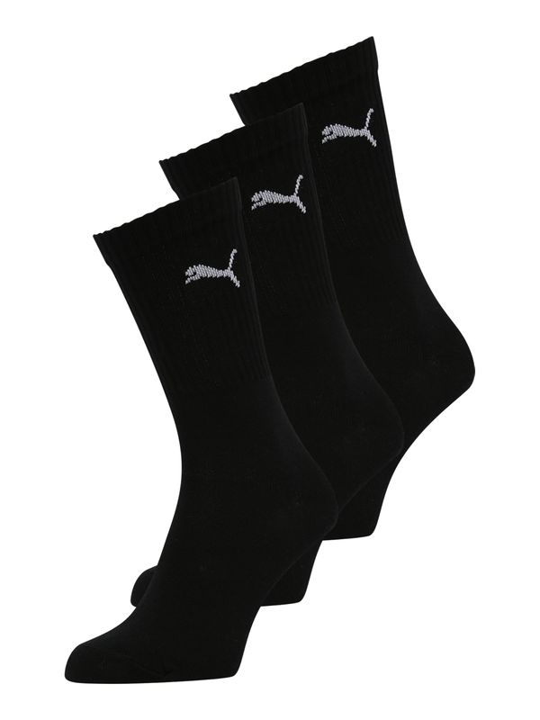 PUMA PUMA Спортни чорапи  черно / бяло