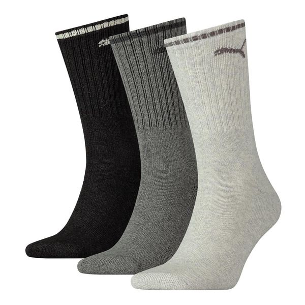 PUMA PUMA Спортни чорапи  сиво / черно / бяло