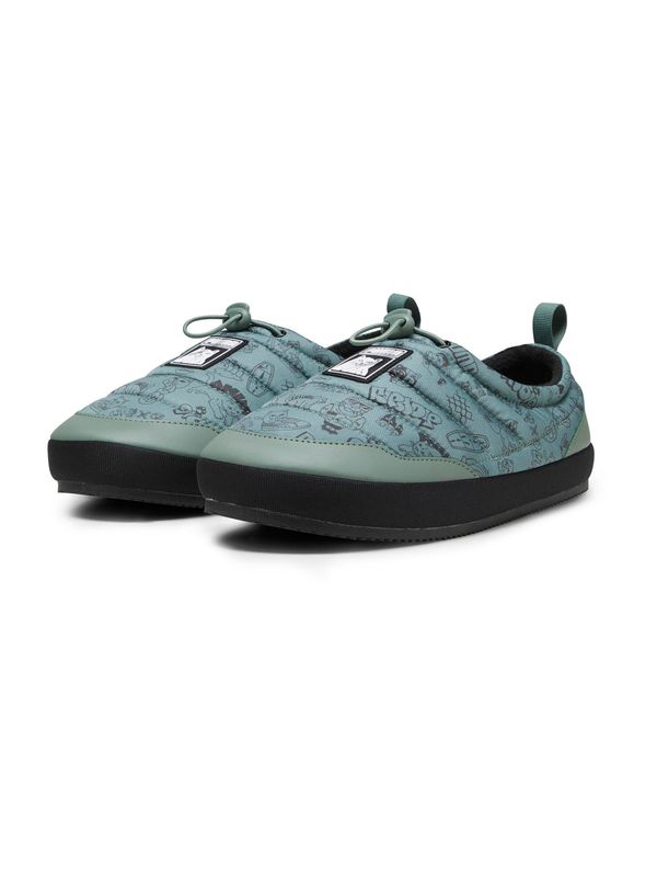 PUMA PUMA Спортни обувки Slip On  зелено / черно / бяло