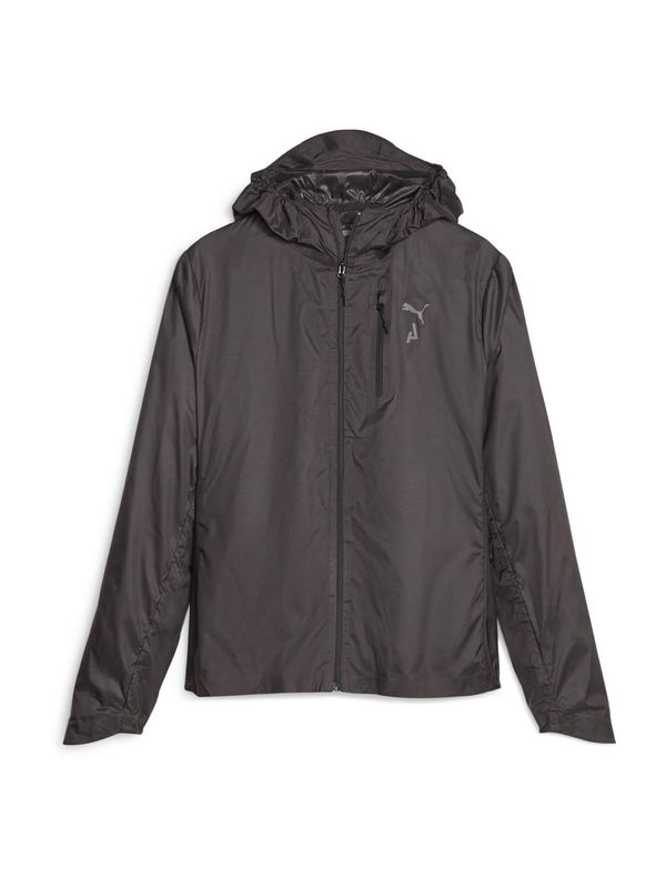 PUMA PUMA Спортно яке  светлосиво / черно