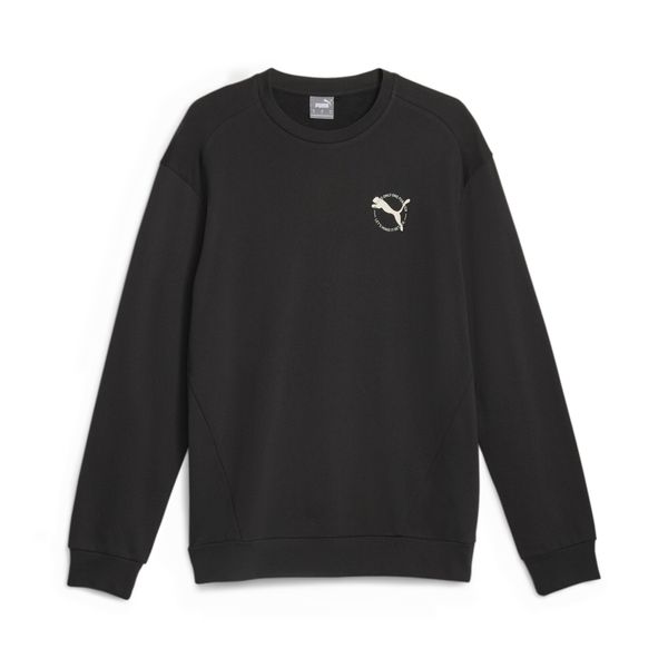 PUMA PUMA Суичър  черно / бяло