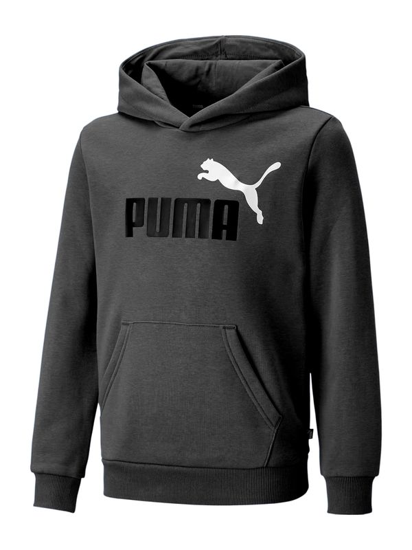 PUMA PUMA Суичър  черно / черен меланж / бяло
