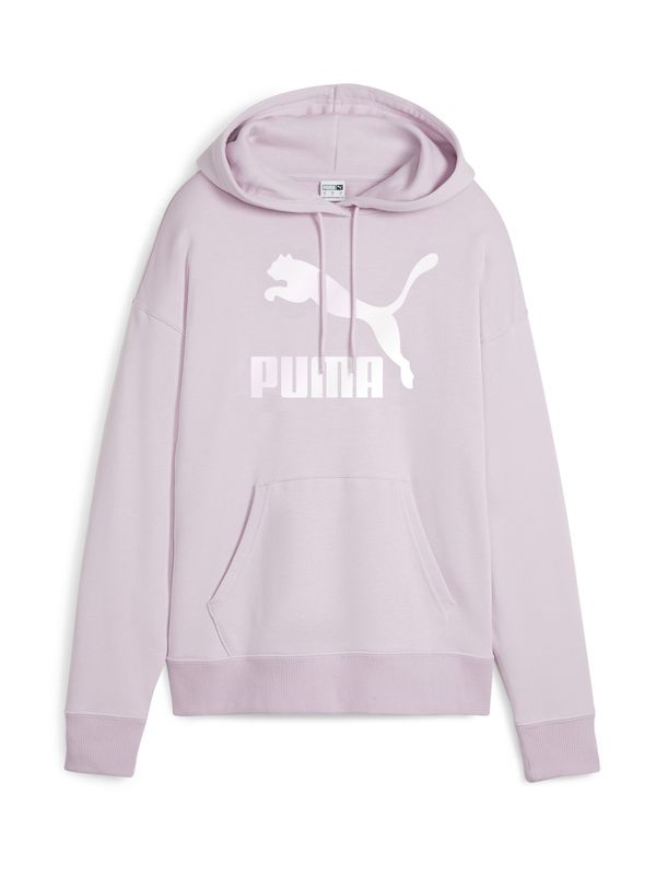 PUMA PUMA Суичър 'Classics'  люляк / бяло