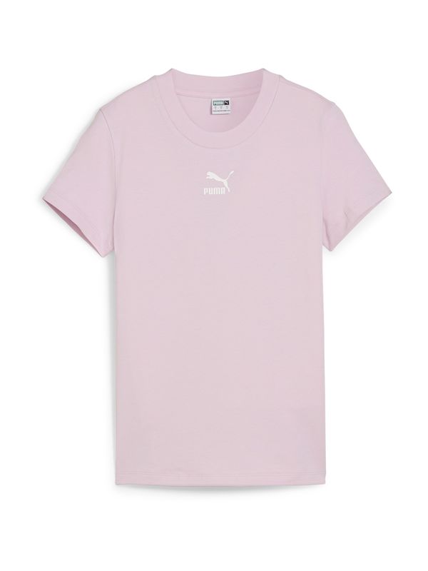 PUMA PUMA Тениска 'Classics'  люляк / бяло