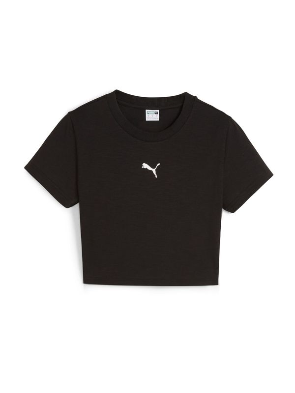 PUMA PUMA Тениска 'Dare To'  черно / бяло