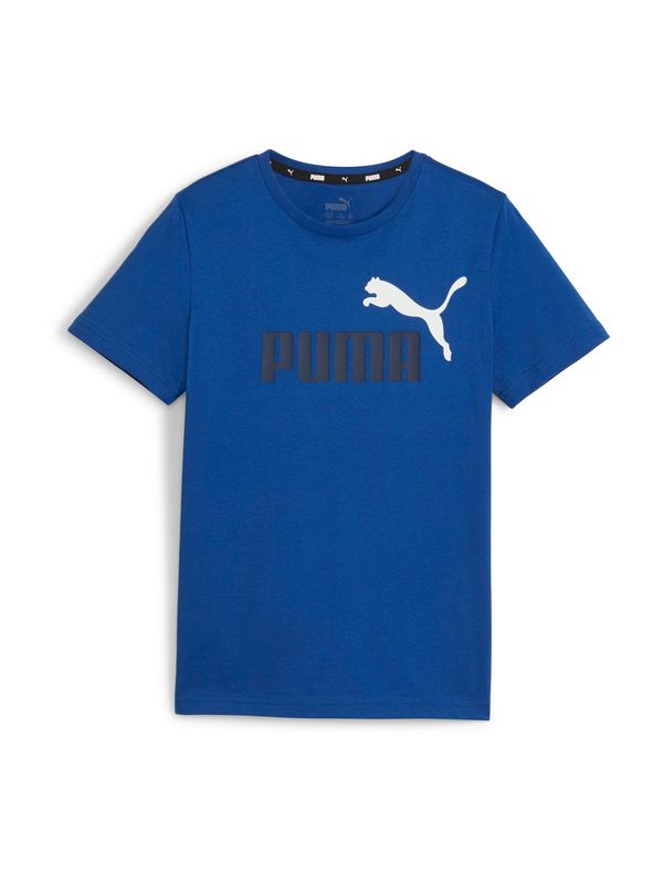 PUMA PUMA Тениска 'Essentials'  морскосиньо / кобалтово синьо / бяло