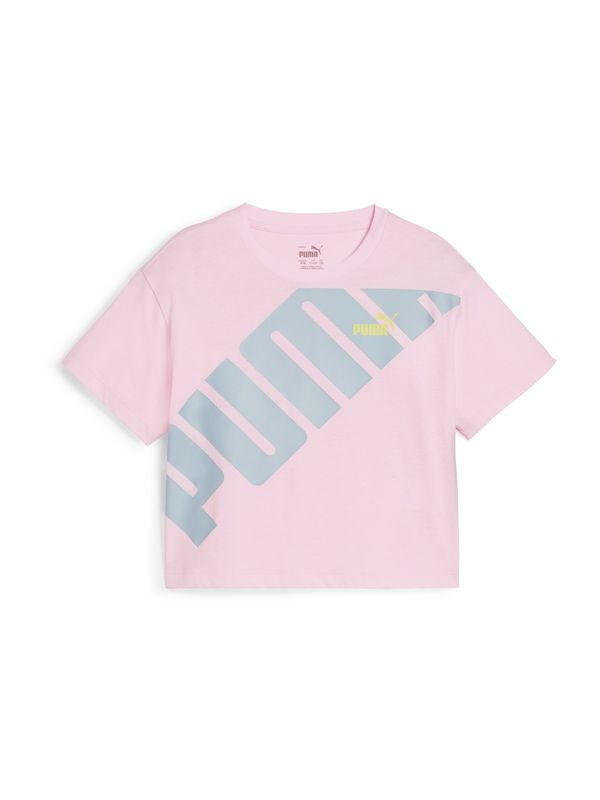 PUMA PUMA Тениска 'POWER'  опушено синьо / бледорозово
