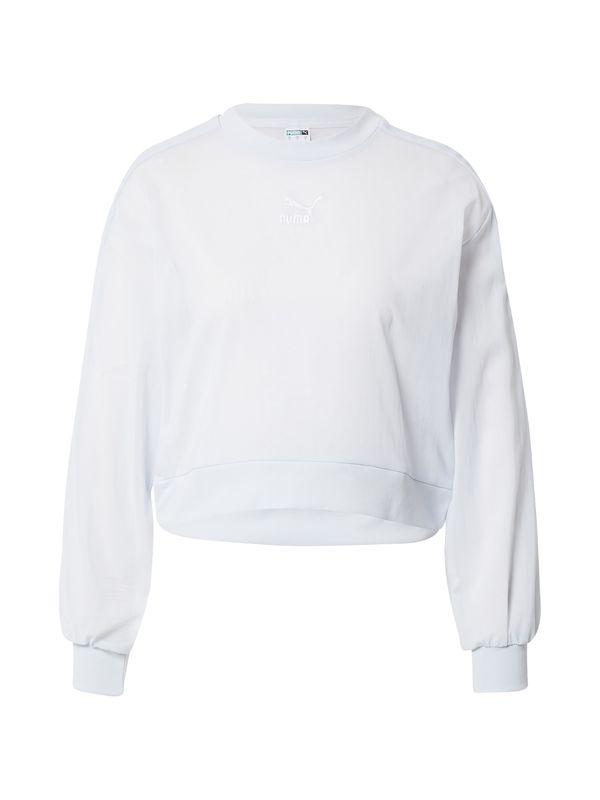 PUMA PUMA Тениска  светлосиньо / бяло