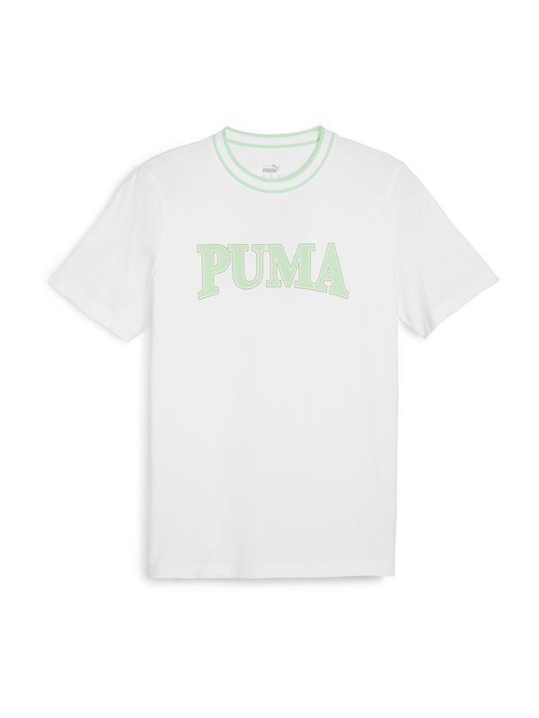 PUMA PUMA Тениска  светлозелено / бяло