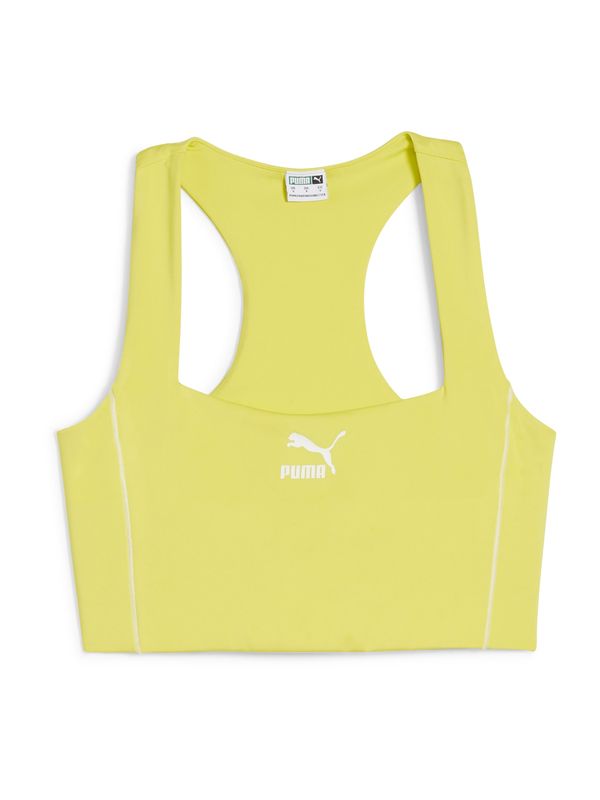 PUMA PUMA Топ 'T7'  тръстиково зелено / бяло