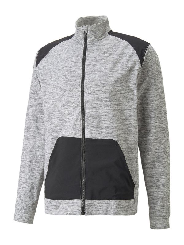 PUMA PUMA Яке за трениране  сив меланж / черно